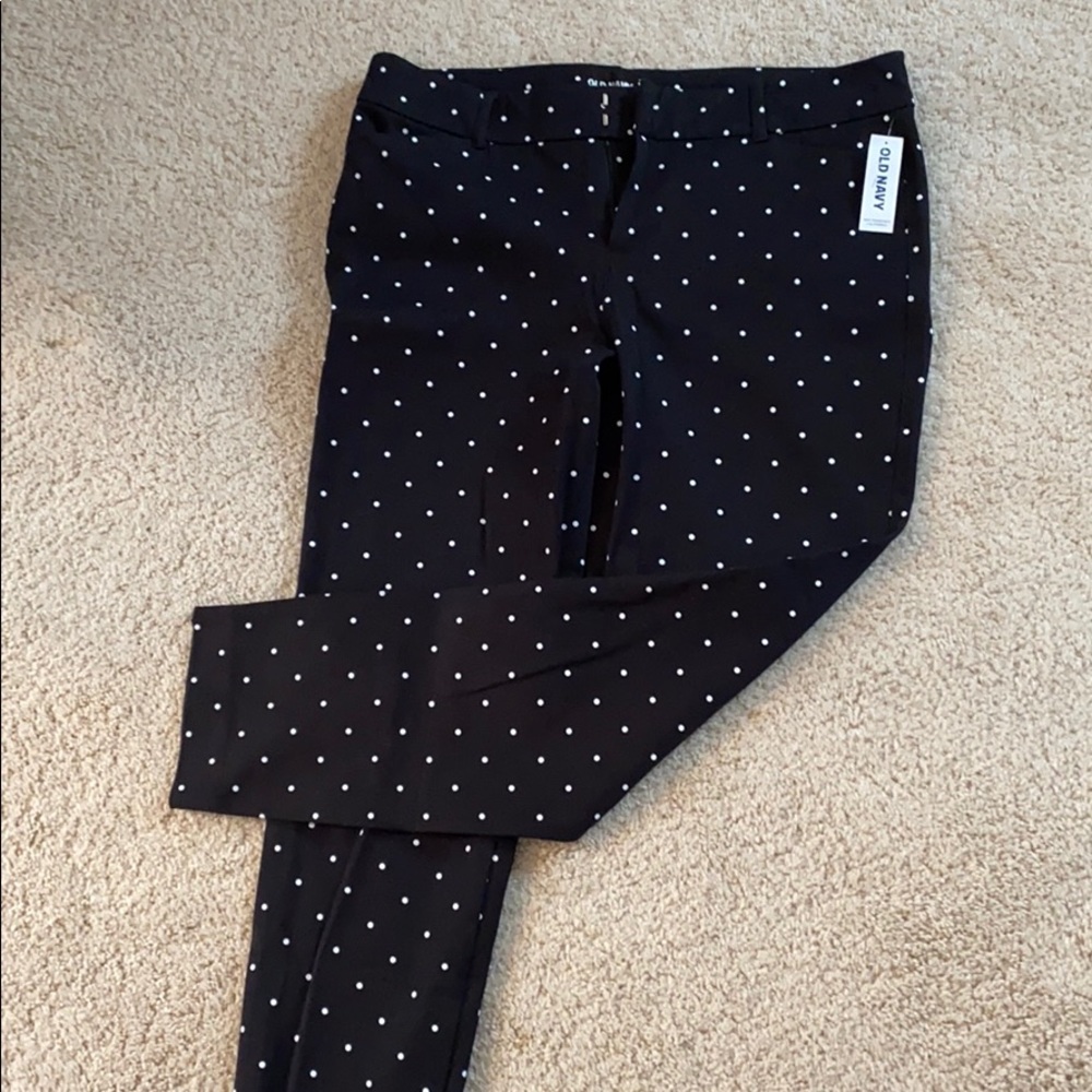 Polka-dotted pants
